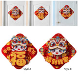 New Year Door Sticker Party Chinese New Year Decoration for Holidays Cabinet Style A