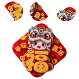 New Year Door Sticker Party Chinese New Year Decoration for Holidays Cabinet Style A