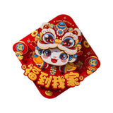 New Year Door Sticker Party Chinese New Year Decoration for Holidays Cabinet Style B