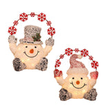 Lighted Christmas Snowman Decorations for Home Theme Park Indoor and Outdoor 40cmx30cmx48cm