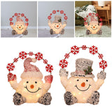 Lighted Christmas Snowman Decorations for Home Theme Park Indoor and Outdoor 40cmx30cmx48cm