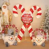 Lighted Christmas Snowman Decorations for Home Theme Park Indoor and Outdoor 40cmx30cmx48cm