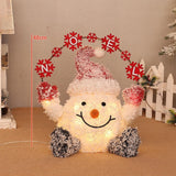 Lighted Christmas Snowman Decorations for Home Theme Park Indoor and Outdoor 40cmx30cmx48cm