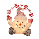 Lighted Christmas Snowman Decorations for Home Theme Park Indoor and Outdoor 40cmx30cmx48cm