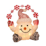 Lighted Christmas Snowman Decorations for Home Theme Park Indoor and Outdoor 40cmx30cmx48cm