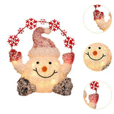 Lighted Christmas Snowman Decorations for Home Theme Park Indoor and Outdoor 40cmx30cmx48cm