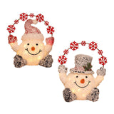 Lighted Christmas Snowman Decorations for Home Theme Park Indoor and Outdoor 40cmx30cmx48cm