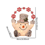 Lighted Christmas Snowman Decorations for Home Theme Park Indoor and Outdoor 48cmx38cmx58cm