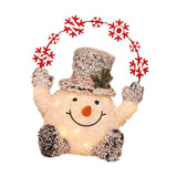 Lighted Christmas Snowman Decorations for Home Theme Park Indoor and Outdoor 48cmx38cmx58cm