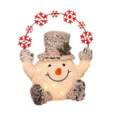 Lighted Christmas Snowman Decorations for Home Theme Park Indoor and Outdoor 48cmx38cmx58cm