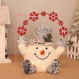 Lighted Christmas Snowman Decorations for Home Theme Park Indoor and Outdoor 48cmx38cmx58cm