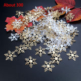 Snowflake Confetti Decors Lovely Table Decorations for Party Holiday Wedding