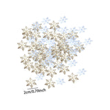 Snowflake Confetti Decors Lovely Table Decorations for Party Holiday Wedding