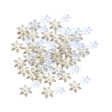 Snowflake Confetti Decors Lovely Table Decorations for Party Holiday Wedding