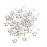 Snowflake Confetti Decors Lovely Table Decorations for Party Holiday Wedding