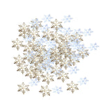 Snowflake Confetti Decors Lovely Table Decorations for Party Holiday Wedding