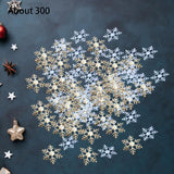 Snowflake Confetti Decors Lovely Table Decorations for Party Holiday Wedding