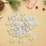 Snowflake Confetti Decors Lovely Table Decorations for Party Holiday Wedding