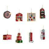 Xmas Pendant Christmas Ornament Charm Cars Christmas Tree Hanging Decoration Round Disc 10x9cm