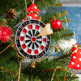 Xmas Pendant Christmas Ornament Charm Cars Christmas Tree Hanging Decoration Round Disc 10x9cm