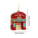 Xmas Pendant Christmas Ornament Charm Cars Christmas Tree Hanging Decoration CLUB 8x9.5cm