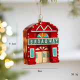 Xmas Pendant Christmas Ornament Charm Cars Christmas Tree Hanging Decoration CLUB 8x9.5cm