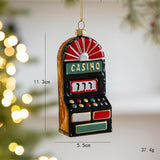 Xmas Pendant Christmas Ornament Charm Cars Christmas Tree Hanging Decoration CASINO 5.5x11.3cm