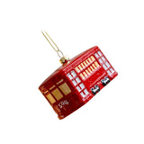 Xmas Pendant Christmas Ornament Charm Cars Christmas Tree Hanging Decoration Bus 10.5x5cm