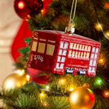 Xmas Pendant Christmas Ornament Charm Cars Christmas Tree Hanging Decoration Bus 10.5x5cm