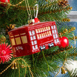 Xmas Pendant Christmas Ornament Charm Cars Christmas Tree Hanging Decoration Bus 10.5x5cm