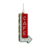 Xmas Pendant Christmas Ornament Charm Cars Christmas Tree Hanging Decoration Cafe 6.3x14cm