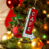 Xmas Pendant Christmas Ornament Charm Cars Christmas Tree Hanging Decoration Cafe 6.3x14cm