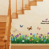 Butterfly Flower Wall Sticker Decal Art Mural Living Room Door PVC Wallpaper