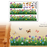 Butterfly Flower Wall Sticker Decal Art Mural Living Room Door PVC Wallpaper