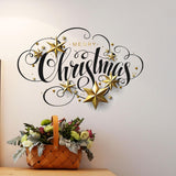 Christmas Wall Sticker PVC Wall Art Murals for Bedroom Classroom Dining Room