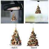 Generic Car Rear View Mirror Pendant Xmas Hanging Ornament for Car Truck SUV Dog