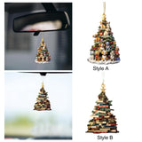 Generic Car Rear View Mirror Pendant Xmas Hanging Ornament for Car Truck SUV Dog