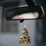 Generic Car Rear View Mirror Pendant Xmas Hanging Ornament for Car Truck SUV Book