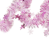 Christmas Tinsel Garland Strip New Year Railing Fireplace DIY Stair Ornament Pink