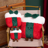 Cute Christmas Sofa Pillow Farmhouse Housewarming Gift Novelty Couch Cushion