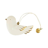 Dove Christmas Ornament Xmas Nursery Doors Christmas Tree Hanging Decoration White