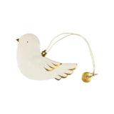 Dove Christmas Ornament Xmas Nursery Doors Christmas Tree Hanging Decoration White