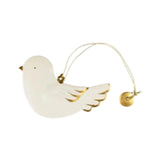 Dove Christmas Ornament Xmas Nursery Doors Christmas Tree Hanging Decoration White