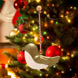 Dove Christmas Ornament Xmas Nursery Doors Christmas Tree Hanging Decoration White Gold