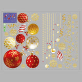 Christmas Window Cling Sticker Ornament Art Mural for Office Porch Apartment