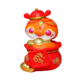 Chinese New Year Snake Figurine Spring Festival Statue for Living Room Shelf Style B