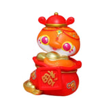 Chinese New Year Snake Figurine Spring Festival Statue for Living Room Shelf Style B