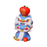 Chinese New Year Snake Figurine Spring Festival Statue for Living Room Shelf Style D