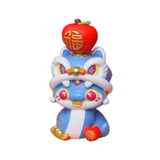 Chinese New Year Snake Figurine Spring Festival Statue for Living Room Shelf Style D