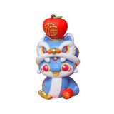 Chinese New Year Snake Figurine Spring Festival Statue for Living Room Shelf Style D